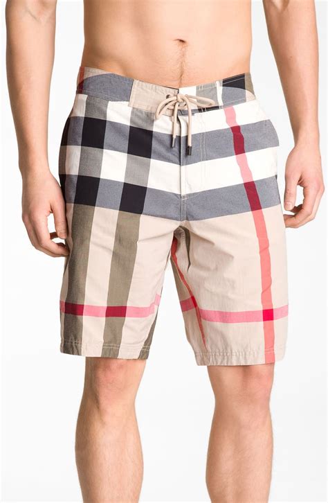 burberry shorts with white stripe|Burberry board shorts 20 inches.